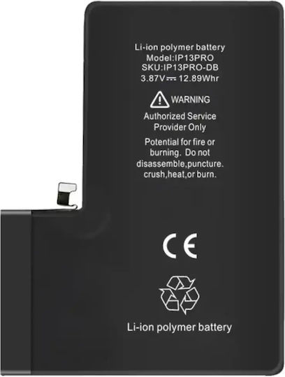 High Capacity Συμβατή Μπαταρία Αντικατάστασης 3400mAh για Iphone 13 Pro