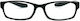 Frog Optical Lesebrillen +0.75 in Schwarz Farbe