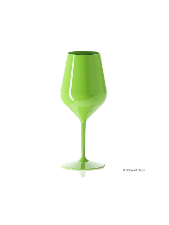 Goldplast Tritan Ποτήρι από Πλαστικό σε Πράσινο Χρώμα 470ml