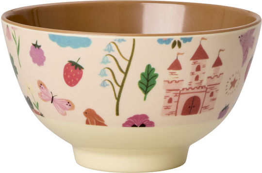 Rice Rund Servierschale aus Melamin Rosa