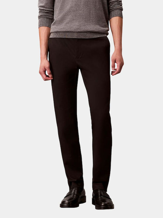 Calvin Klein Pantaloni Chino Elastici Slim Fit ...