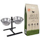 vidaXL Stainless Steel Dog Food Bowl 4.1L 10cm