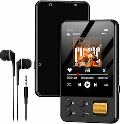 Mp3 Player Ecran Tactil 2.4 Inch Bluetooth 5.4 64gb Suportă Card 512gb Hifi Radio Fm Reportofon Usb-c Căști Negre Mp3 Player Ecran Tactil 2.4 Inch Bluetooth 5.4 64gb Suportă Card 512gb Hifi Radio Fm Reportofon Usb-c Căști Negre