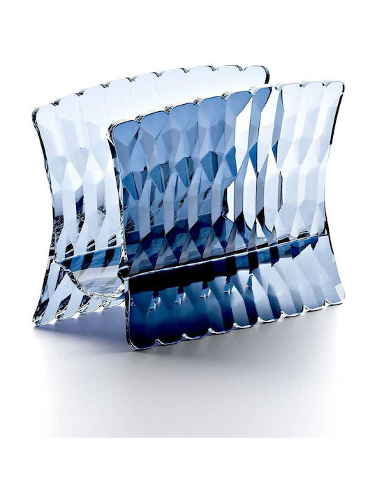 Guzzini Vanity Serviettenhalter Kunststoff Blau 15x7.6x11cm