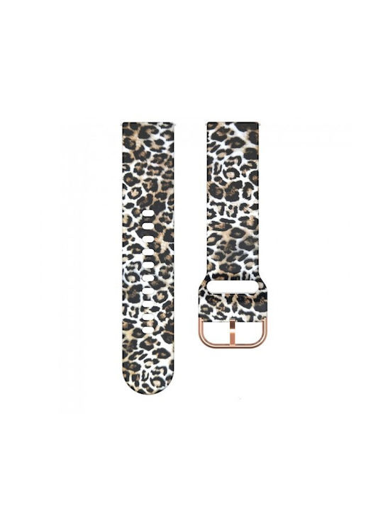Λουράκι Silicone Amazfit Bip 6 46mm Leopard Pattern