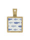 Kaemingk Fish Pattern I Wooden Coaster 18x12cm 4 Pieces