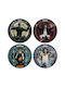 FaNaTtik Universal Monsters Wooden Coasters 4 Pieces