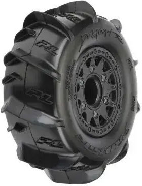 Pro-line Dumont 1/10 Sc 2.2/3.0 Pre-mounted Tires On Raid 12mm Wheels Set 2 Pcs