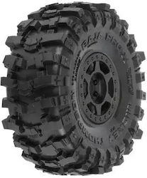 Proline Set Complet Roți 1/10 Mickey Thompson Baja Pro X G8 F R 1.9" Mtd 12mm Negre Holcomb 2 Bucăți