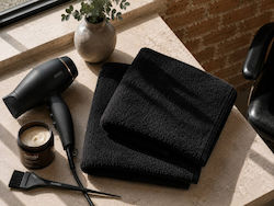 Blanc de Blanc Hotelhandtuch Gesicht Schwarz Blanc de Blanc Hotelhandtuch Gesicht Schwarz