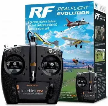 Realflight Evolution Rc Flight Simulator Spektrum Interlink Dx Station