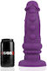 665 Leather Anal Plug XLarge Purple
