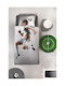 Saint Clair Striker Kinderbettbezug Set Einzel mit Kissenbezug Baumwolle Striker 160x225cm