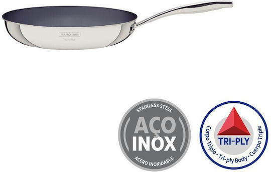 Tramontina Grano Pan Stainless Steel with Ceramic Coating 27cm