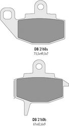 Delta Braking Brake Pads 650 Klr A1 A3 87 89 125 Kx E2 F1 87 88 250
