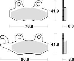 Trw Zf Brake Pads Kh135 Kh214 Sinter Offroad Aprilia Sx 125 '18 Honda Nsr 150 02 Kawasaki Klx 125 10-13 Kdx 250 90-94 Klx 250 09-17 Klf 300 89-07 Yamaha Wr 125 91-97 Tt 350 91-95 Xtz 7