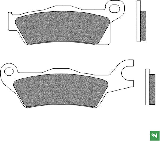 Newfren Brake Pads Front Rear Kh618 Atv Sinter