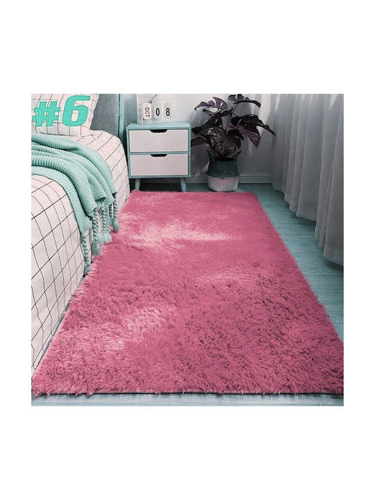 To megalo pazari Non-Slip Rug Rectangular Furry...
