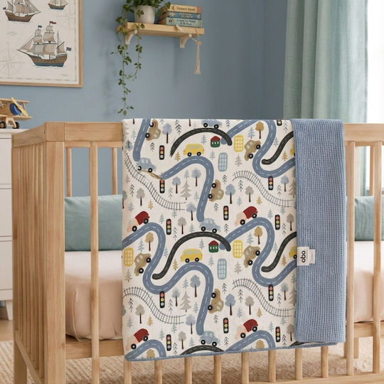 abo Pătură Pepinieră Swaddling Pături Boy On Adventure 80x80 cm