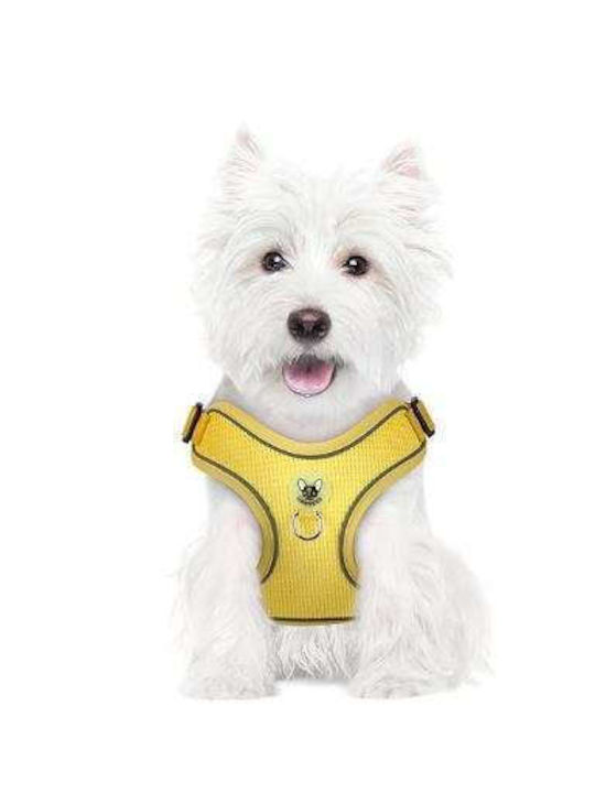 Dog Harness Leash Reflective Walking Adjustable Soft Xs Yellow
