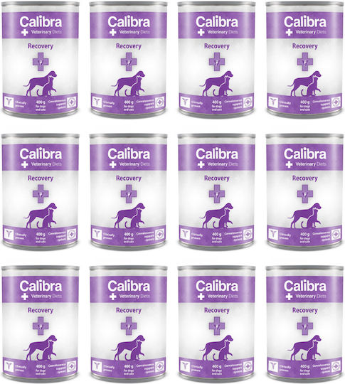 Calibra Cat Recovery Nasses Hundefutter Für Kastrierte Hunde Dose 12x400gr