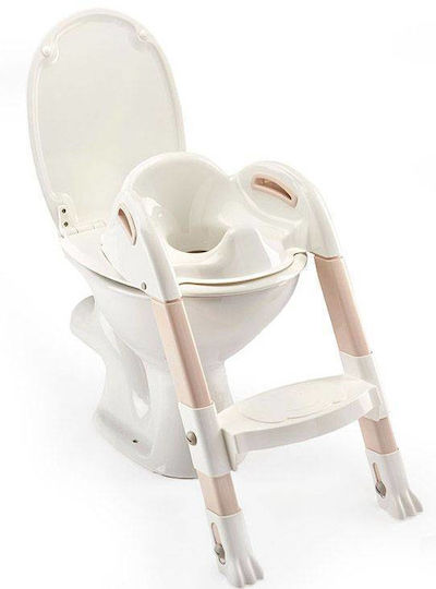 Thermobaby Kleinkinder-Toilettensitz Kiddyloo Mit Stufe & Griffen Beige