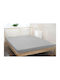KZ Σεντόνι Υπέρδιπλο με Λάστιχο 160x200εκ. Gray