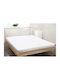 KZ Σεντόνι Διπλό με Λάστιχο 140x200εκ. White