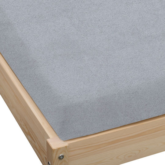 KZ Διπλό 140x200εκ. με Λάστιχο Gray