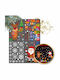 Ecarla Weihnachtsaufkleber Bunte Fensteraufkleber 4 Stücke 25x35cm Nkd15