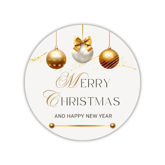 Christmas Stickers Candle No 5 20 Pieces