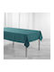 Douceur d'Intérieur Newton Stain Resistant Petrol Blue Tablecloth 140x250cm