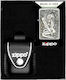 Zippo Winddichter Feuerzeuge Flamme in Beige Farbe