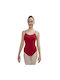 Grad Ballet Grad Ballet Tanzbekleidung Bodysuit Rot