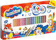 Bambino Crayons 24 Colors Metal Box + Sharpener Animals Schoolkids