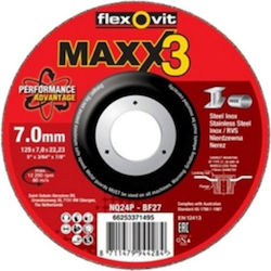 Flexovit Δίσκος Λείανσης Κεραμικός 125x7,0x22,23 Maxx 3 Grinding Wheels