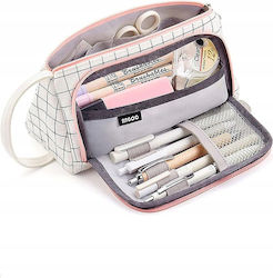 ecarla Filled White Pencil Case