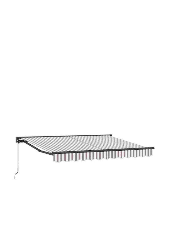 vidaXL Τέντα Βεράντας Γκρι 3.5x2m