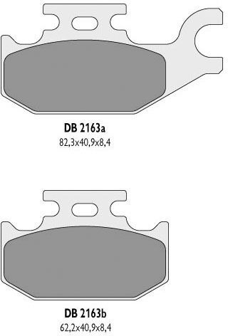 Delta Braking Мотоциклетни Накладки Kingquad 750 700 500 Lta Atv Quad