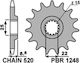 Pbr Jtf1901 Front Sprocket 12 Ktm Sx Exc Steel Durable Strong
