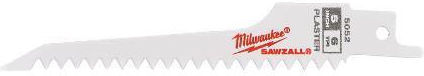 Milwaukee 48475052 Sawzall Reciprocating Saw Blade Drywall 125x6tpi 5 Pieces