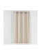 Douceur d'Intérieur Curtain with Grommets Linette Ecru 135x240cm