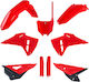 Polisport Plastic Kit Set Crf 250r 450r 21 22 24 Red Durable