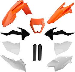 Polisport Plastic Kit Ktm Exc 17 19 Orange White Black Durable