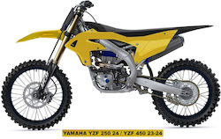 Ufo Plastic Kit Full Kit Fork Guards Shock Absorbers Yamaha Yzf 250 '24-'25 Yzf 450 '23-'25 Color Gold