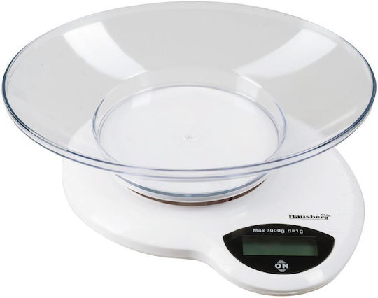Max Home Ψηφιακή Ζυγαριά Κουζίνας με Κάδο έως 3kg