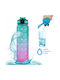 ecarla Plastic Water Bottle 1000ml Green