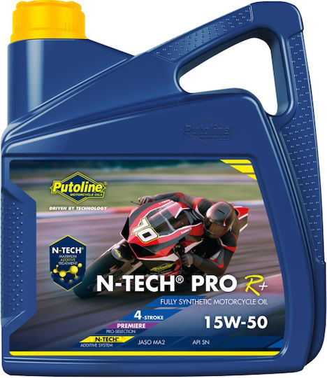 Putoline Oil 4t 100% Synthetic N-tech Pro R+ 15w50 4l Motorcycles