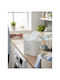 SteweHome Metallic White Organizer