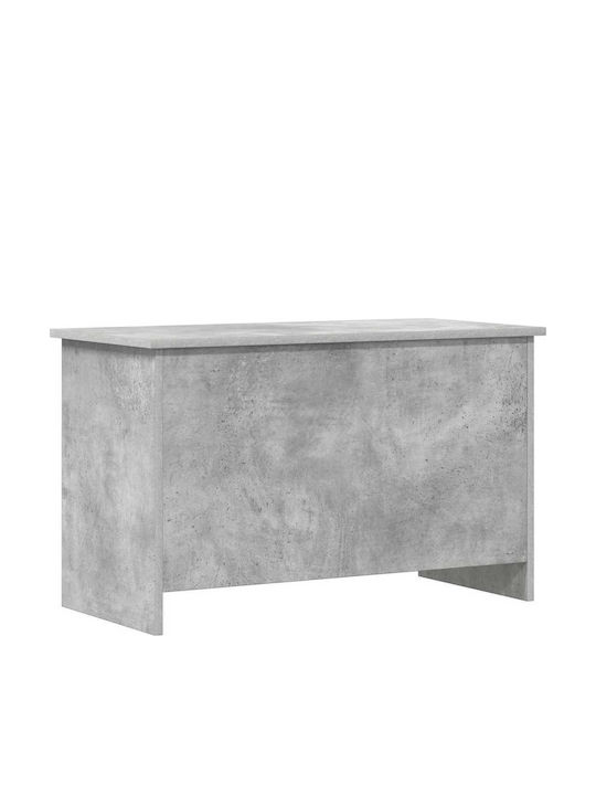 vidaXL Decorative Wooden Grey Trunk 80x40x50 cm